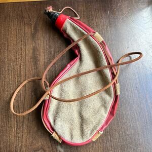 Spanish Bota bag suede durable poly lining carrying wine or water